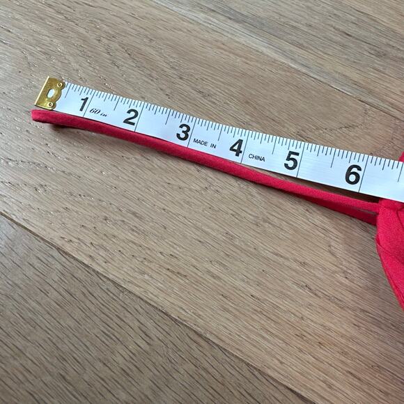 Flores & Flores Bright Coral Pink Pleated Fit & Flare Midi Party Dress Womens 4 - Picture 9 of 10